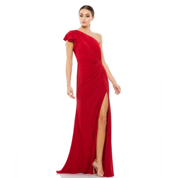 MacDuggal one shoulder gown - Picture 1 of 6